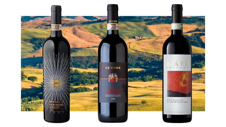 Val di suga rosso di montalcino. Брунелло ди Монтальчино Кол д Орча.